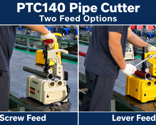 Product Overview | PTC140 Pipe Cutter: Screw-Feed and Lever-Feed Demonstrations