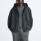 Custom Zip-Up Hoodie With Paint Splatter Manufacturer Heavyweight  100% Cotton Sweatshirt Supplier