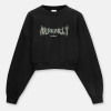Custom Manufacturer Cropped Crew Neck Printing Sweatshirts Fo Women