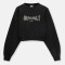 Custom Manufacturer Cropped Crew Neck Printing Sweatshirts Fo Women
