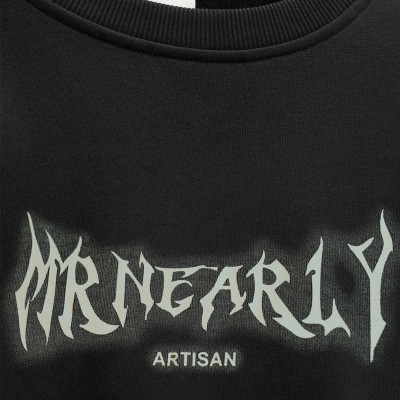 Custom Manufacturer Cropped Crew Neck Printing Sweatshirts Fo Women