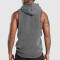 Custom Tank Tops Sleeveless Training Hoodie Cotton Jogger Workout Gym Hoodies Manufacturer