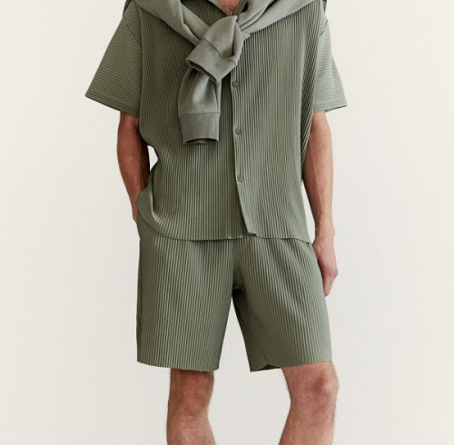 Custom Summer Men Solid Corduroy Shorts | Casual Athleisure Jogger Shorts Manufacturer