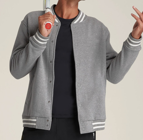Custom Men's Classic Wool Varsity Jacket | High Quality Button Casual Bomber Jacket Coats Supplier