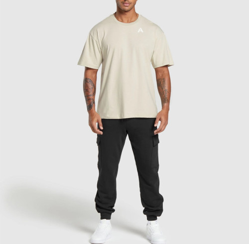 Custom Logo Solid Color 100% Cotton T-shirt Men | Oversized Heavyweight T-shirt | High Quality Boxy T-shirts Manufacturer