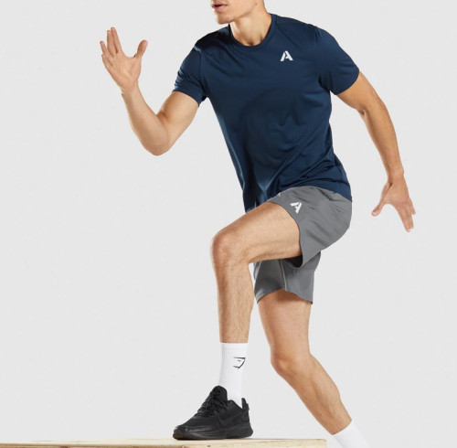 Custom Quick Dry Men's Sports T-Shirt | Short Sleeve Running Fitness Sportswear Manufacturer