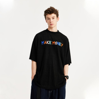 Men's T-Shirt | Heavyweight Cotton Embroidered Loose Fit Street Wear | OEM/ODM Custom Options