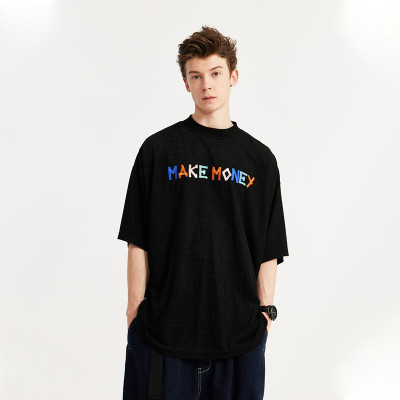 Men's T-Shirt | Heavyweight Cotton Embroidered Loose Fit Street Wear | OEM/ODM Custom Options