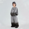 Custom Children's Gradient Color Tracksuit | Parent-Child Children's Clothing Unisex Sweatshirts | 100% Cotton Loose Children's Two-Piece Set