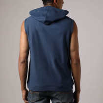 Custom Sleeveless Hoodie Jogger Workout Gym Hoodies Manufacturer