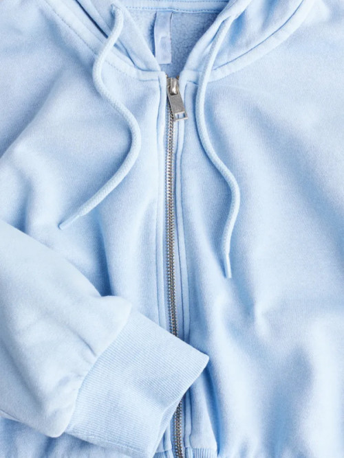 Custom Cropped Zip Hoodie Set | 2 Piece, Women's, Sweatpants | Casual Wear | OEM/ODM