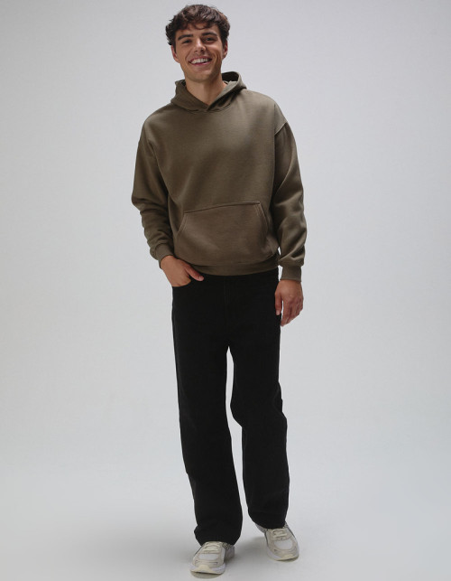 Custom Embroidery Print Hoodie for Men - 100% Cotton Comfortable Casual Sports Sweatshirt with Hood, OEM & ODM Services Available for Global Brands and Importers