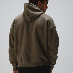 Custom Embroidery Print Hoodie for Men - 100% Cotton Comfortable Casual Sports Sweatshirt with Hood, OEM & ODM Services Available for Global Brands and Importers