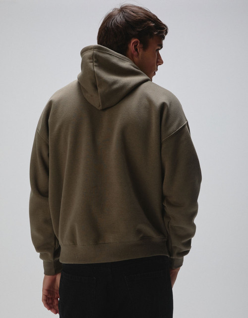 Custom Embroidery Print Hoodie for Men - 100% Cotton Comfortable Casual Sports Sweatshirt with Hood, OEM & ODM Services Available for Global Brands and Importers