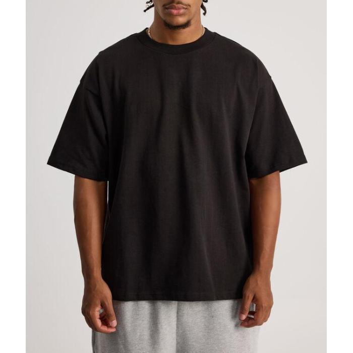 T-shirt oversize vintage délavé pour homme – T-shirt décontracté à col ras du cou et manches courtes en coton pour le streetwear et le quotidien
