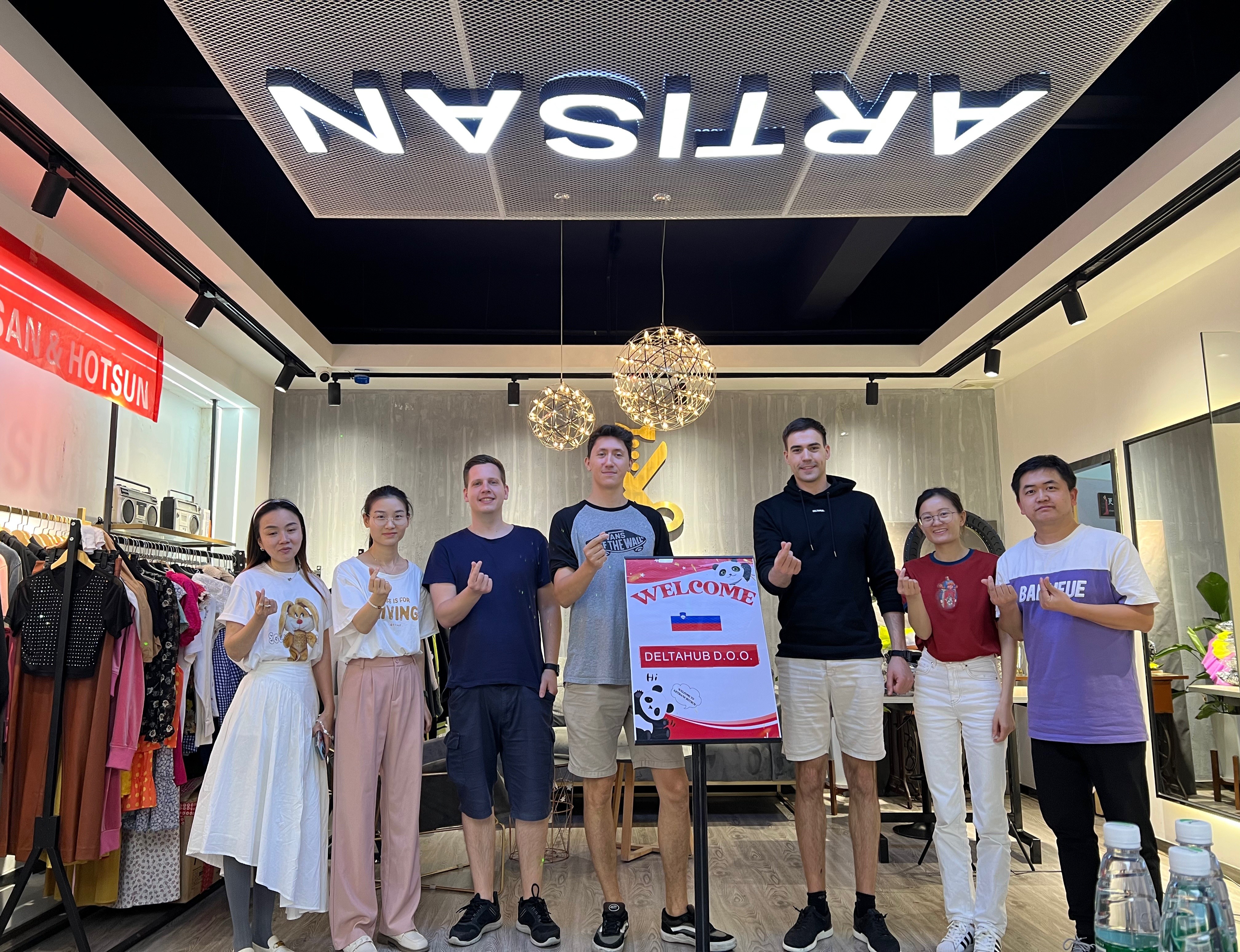 Maldivian clients visited Artisan Casual Wear to explore new possibilities for cooperation