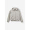 Men's Oversized Full-Zip Fleece Hoodie - Casual Black/Grey Cotton Zip Up Hooded Sweatshirt for Streetwear & Winter