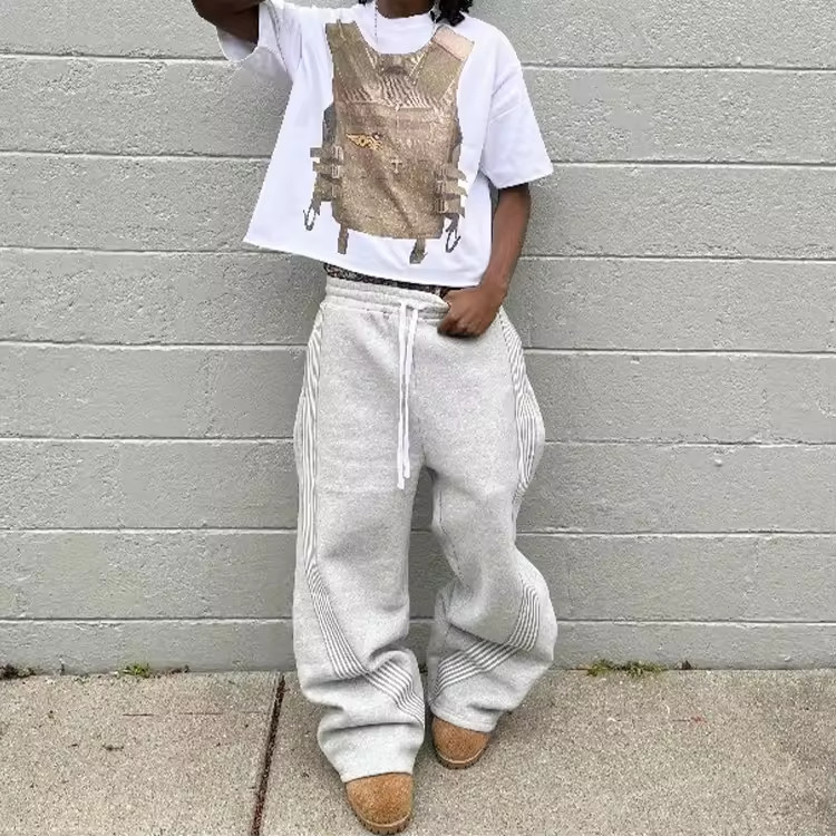 customized white sweatpants