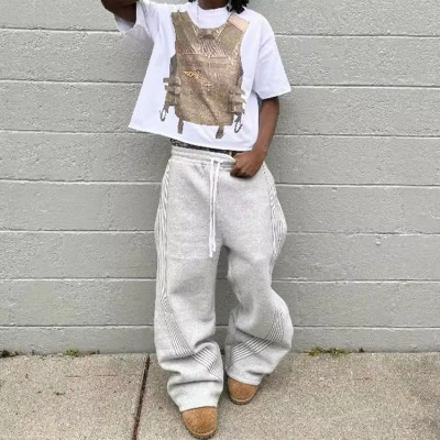 ARTISAN OEM Men's Streetwear Style Sweatpants - Customizable Side Stripe Design, Elastic Waist Mid-Calf Trousers for Brands and Retailers | OEM & ODM Services Available