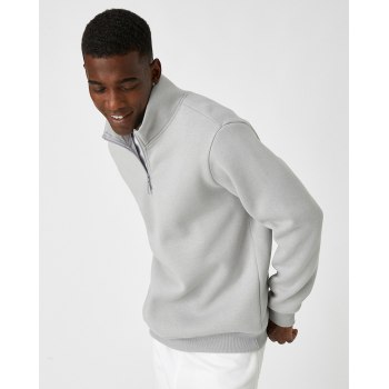 Custom Oversize Heavyweight Hoodie - 1/4 Zip Pullover, 100% Cotton Plain Turtleneck Unisex Sweatshirt | OEM & ODM Manufacturer for Brands
