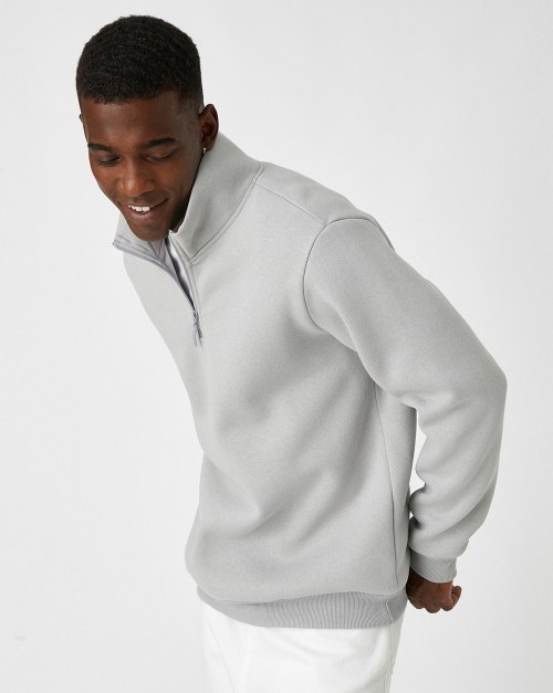 Custom Oversize Heavyweight Hoodie - 1/4 Zip Pullover, 100% Cotton Plain Turtleneck Unisex Sweatshirt | OEM & ODM Manufacturer for Brands