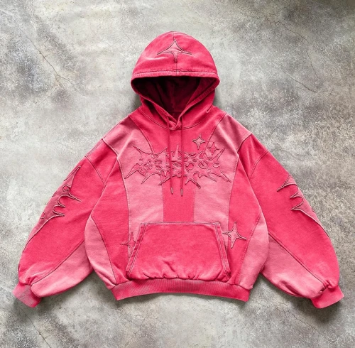 Custom Acid Wash French Terry Hoodie – Heavyweight Boxy Fit Unisex Style | OEM & ODM Manufacturer for Brands