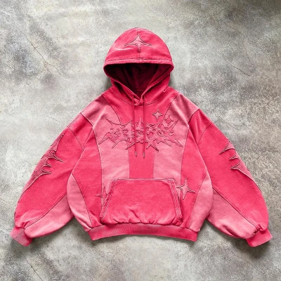 Custom Acid Wash French Terry Hoodie – Heavyweight Boxy Fit Unisex Style | OEM & ODM Manufacturer for Brands