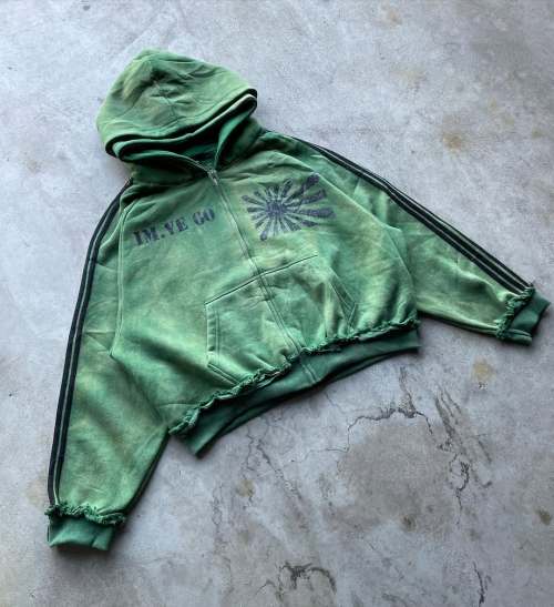 Custom Acid Wash Hoodie Tracksuit – Double Layer Cotton Design | OEM & ODM Streetwear Manufacturer