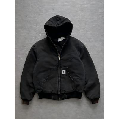 Custom Oversized Washed Zip Hoodie for Men – Thick Cotton Streetwear | OEM & ODM Manufacturer