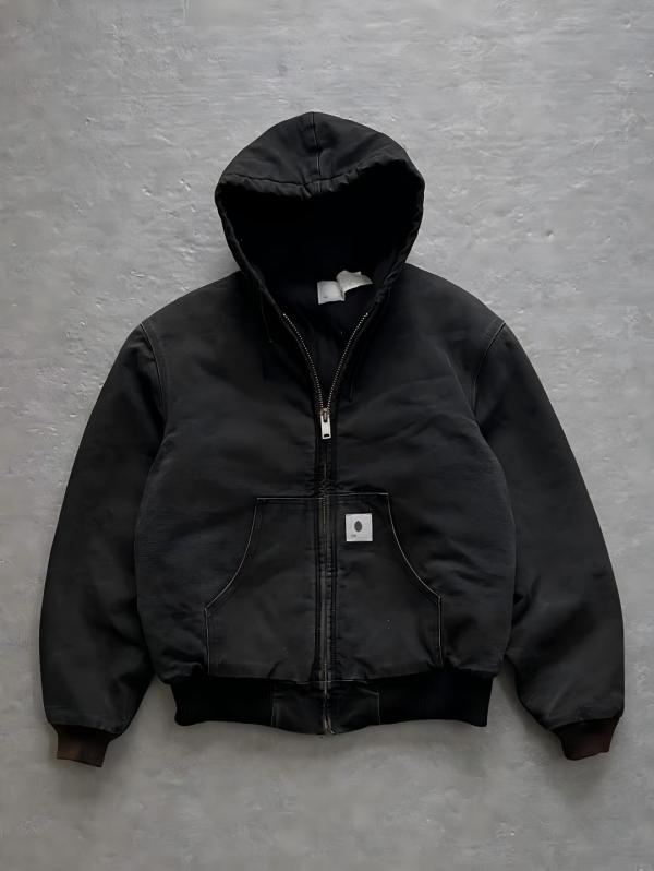 Custom Oversized Washed Zip Hoodie for Men – Thick Cotton Streetwear | OEM & ODM Manufacturer