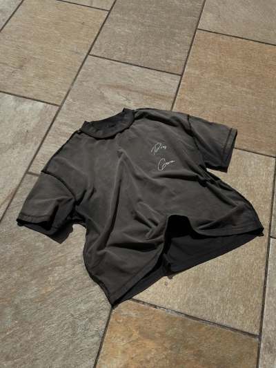 Custom Oversized Acid Wash T-Shirt for Men – Distressed Hip Hop Style | OEM & ODM Manufacturer