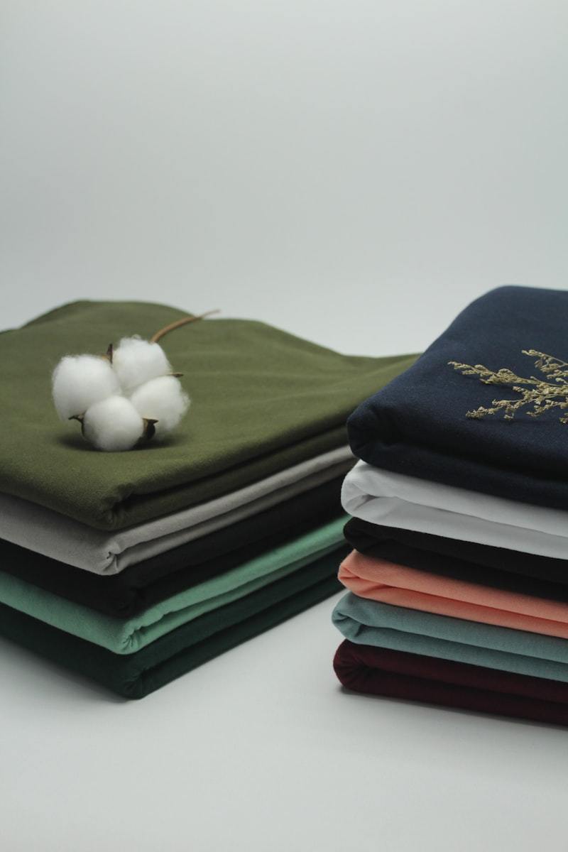 Close-up of premium cotton fleece fabric texture for sweatshirt manufacturing