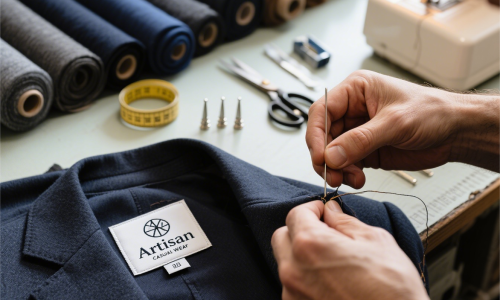 Comment les vêtements sur mesure renforcent l'identité de la marque grâce à des vêtements décontractés artisanaux