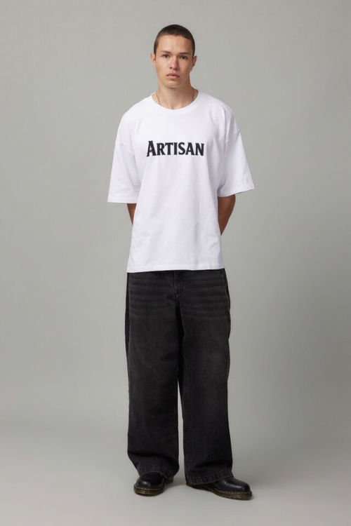 Men's Oversized Custom T-Shirt - Blank Cotton Crew Neck Tee for Personalized Printing & Streetwear