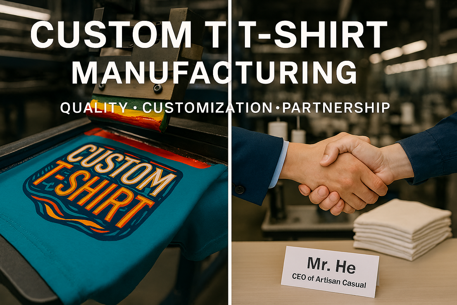 How to Select a Trusted Custom T-Shirt Manufacturer for Your Brand