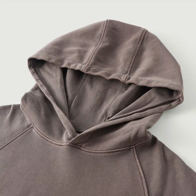 Men's Athletic Sleeveless Hoodie - Lightweight Cotton Blend Gym Workout Cut-off Hooded Vest with Raglan Sleeves