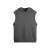 Men's Athletic Sleeveless Hoodie - Lightweight Cotton Blend Gym Workout Cut-off Hooded Vest with Raglan Sleeves