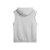 Men's Athletic Sleeveless Hoodie - Lightweight Cotton Blend Gym Workout Cut-off Hooded Vest with Raglan Sleeves