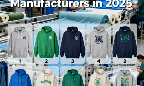 Top 10 des fabricants de sweats à capuche personnalisés en 2025