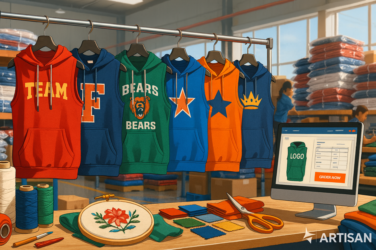 How to Order Bulk Custom Sleeveless Hoodies Online