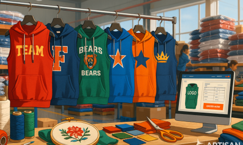 How to Order Bulk Custom Sleeveless Hoodies Online