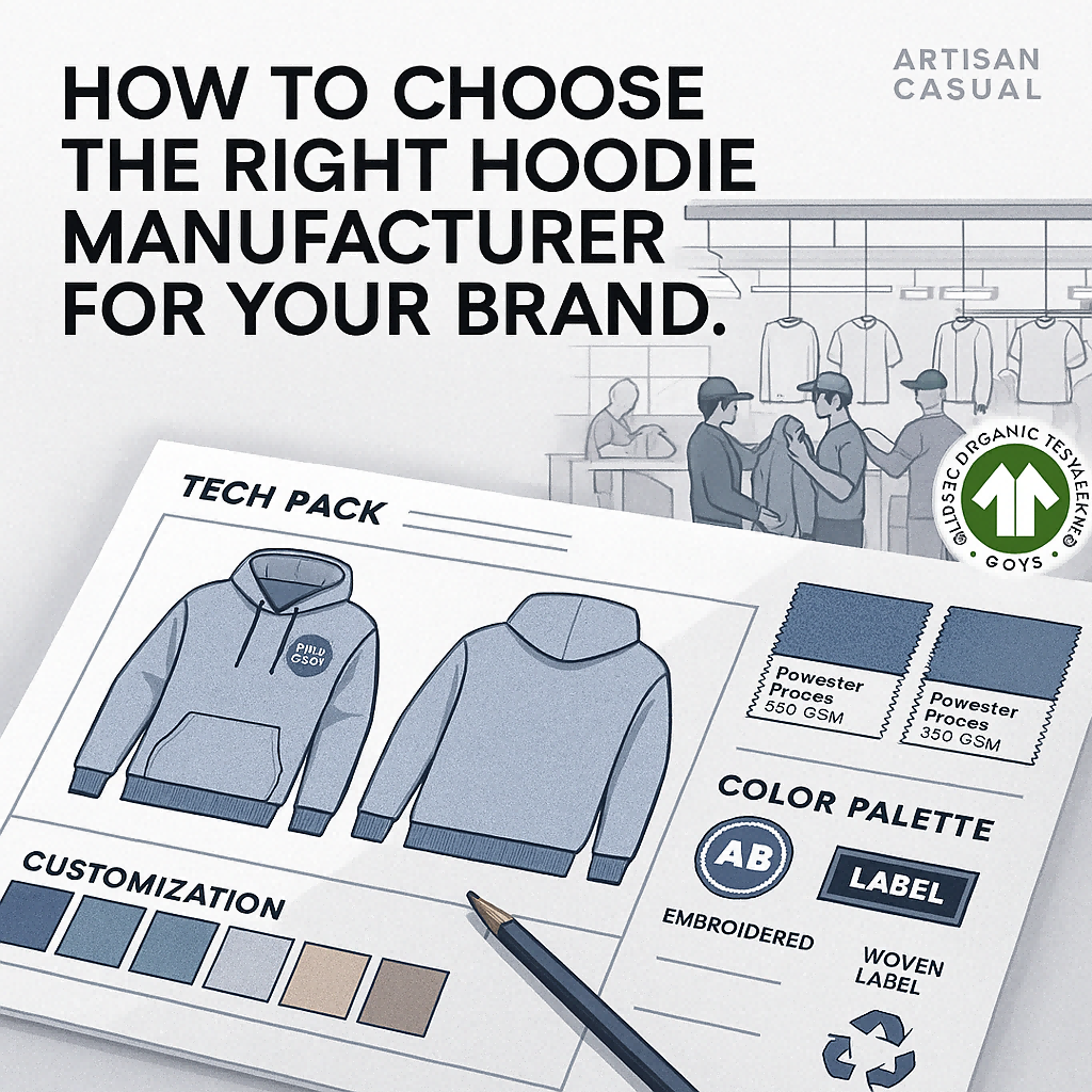 How to Choose the Right Hoodie Manufacturer for Your Brand