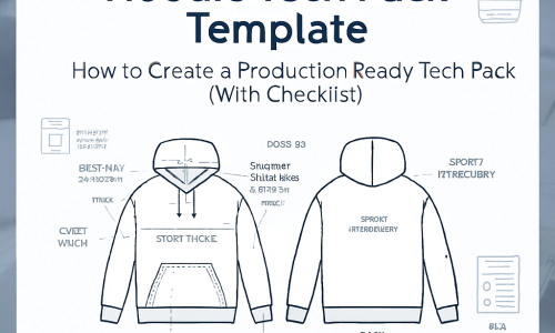 Hoodie Tech Pack Template: How to Create a Production-Ready Tech Pack (With Checklist)