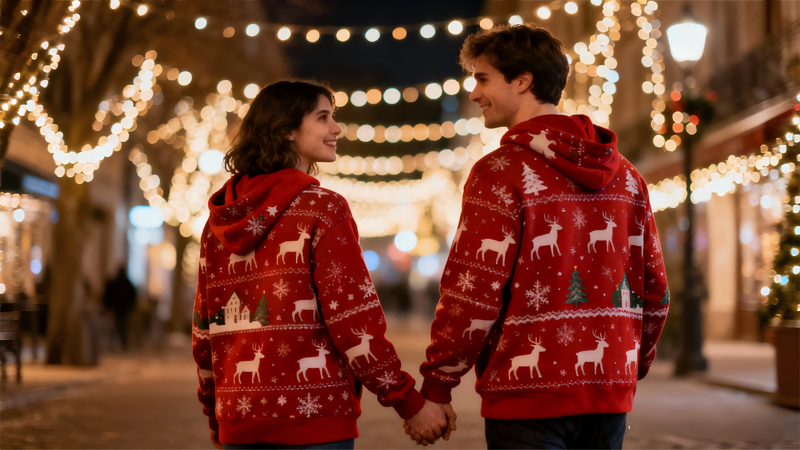 christmas hoodies for couples	