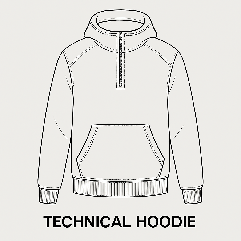 Custom Half-Zip Hoodies Manufacturer