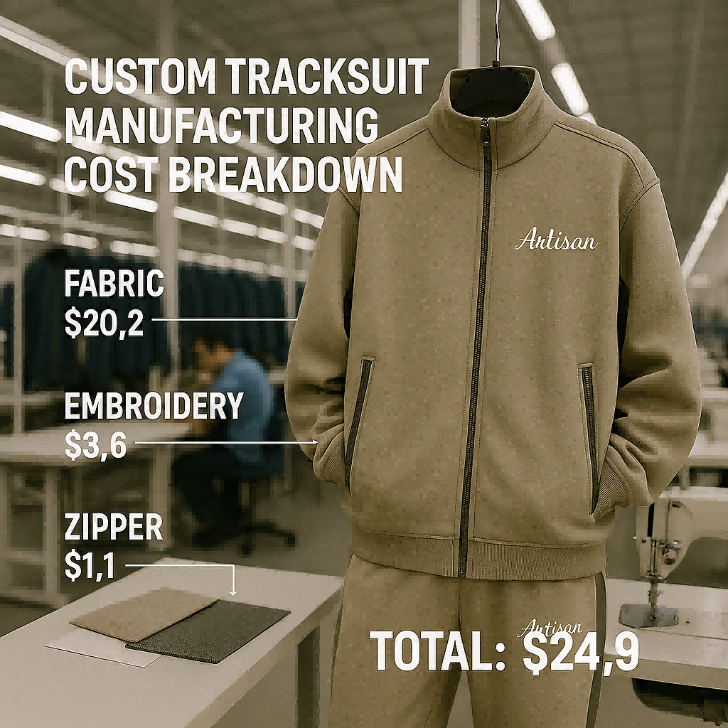 Custom Tracksuit Manufacturing Cost Guide: MOQ, Fabrics & Pricing Explained
