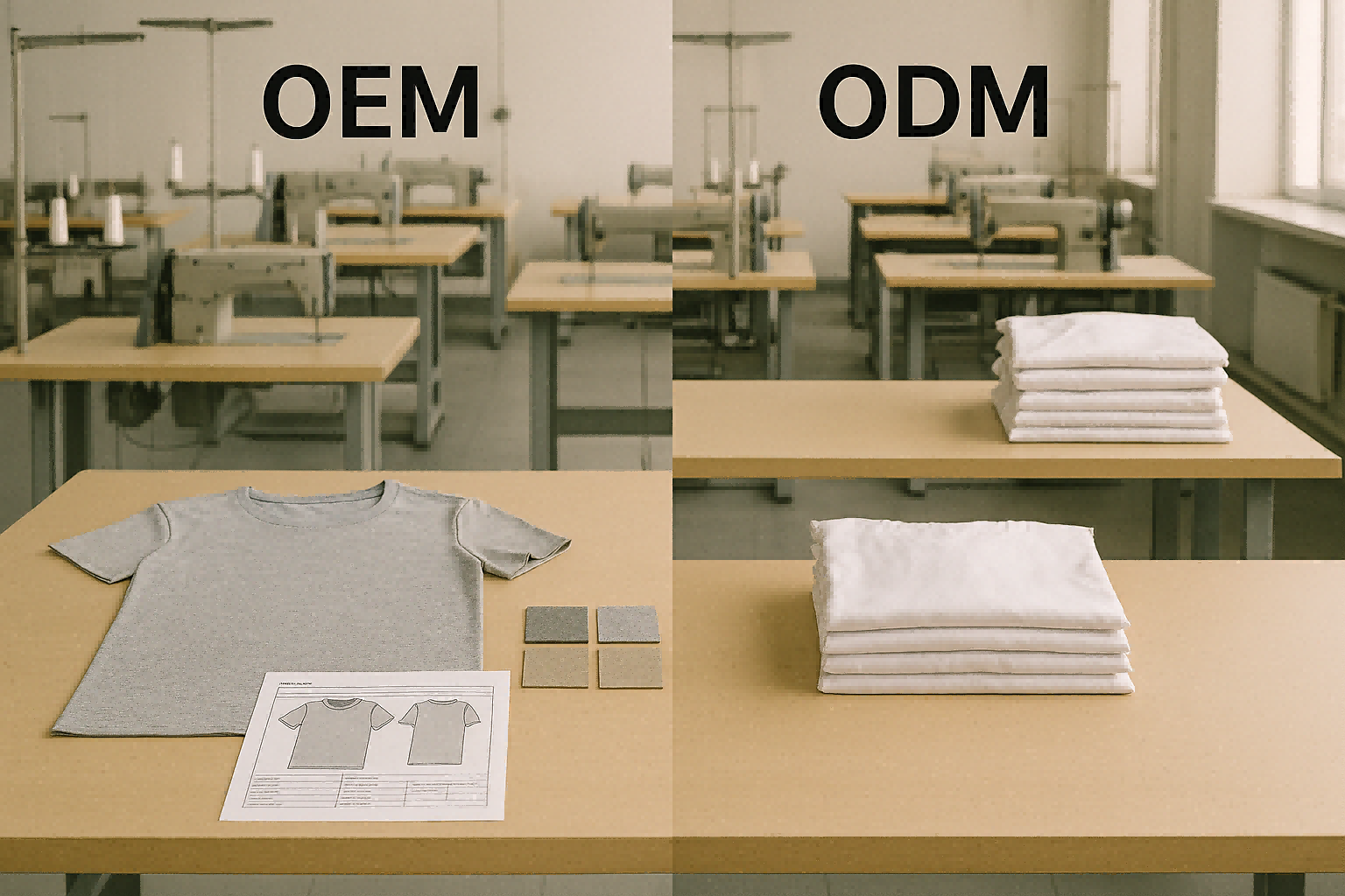 OEM vs ODM Apparel Manufacturing: Which One Is Right for Your Brand?