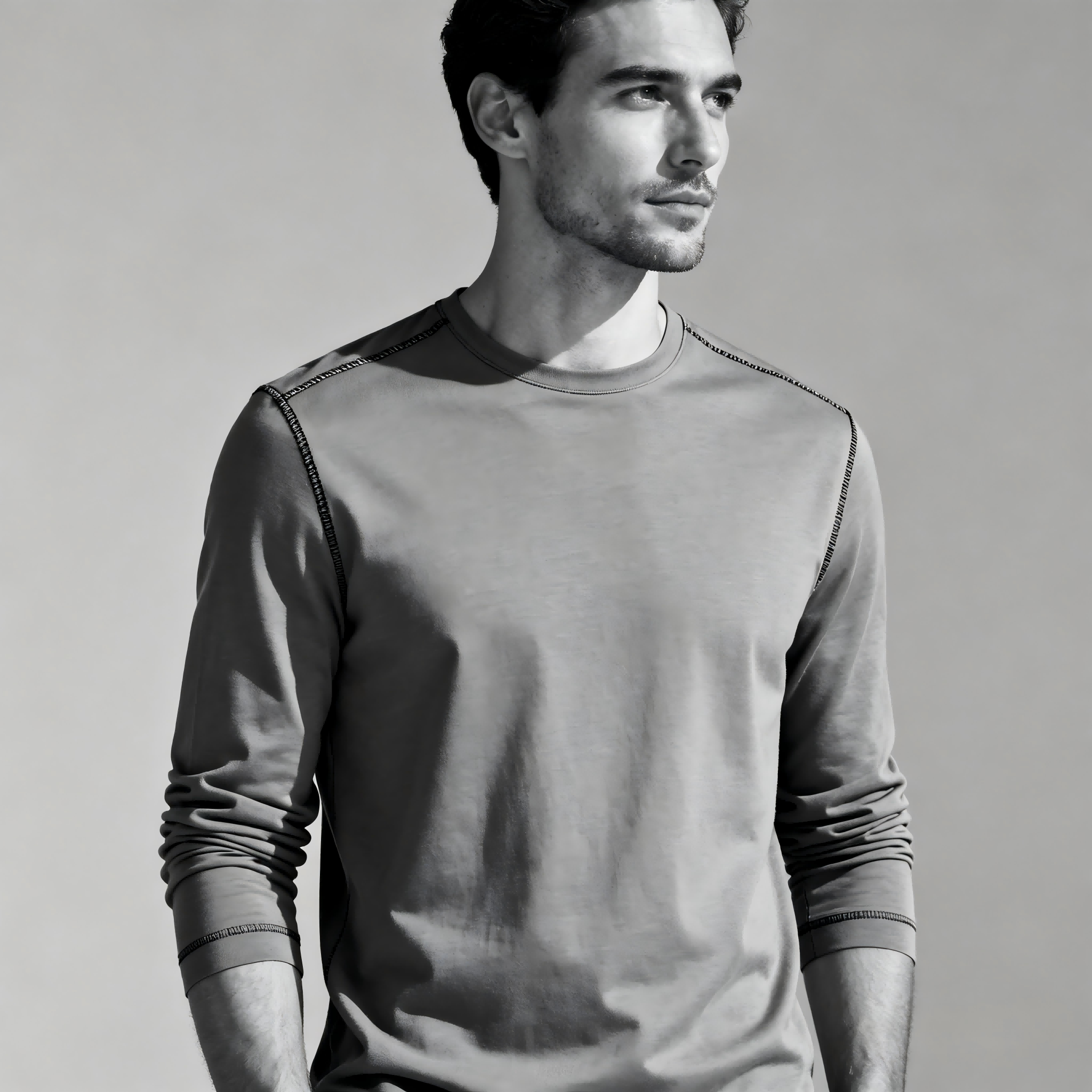 Custom Long Sleeve T-Shirts for Men: Fit, Fabric & Branding Guide