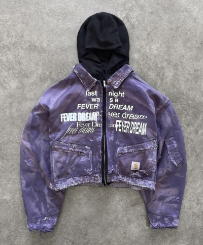 Custom Cotton Duck Canvas Work Jacket – Vintage Distressed Zip-Up Style | OEM & ODM Streetwear Manufacturer