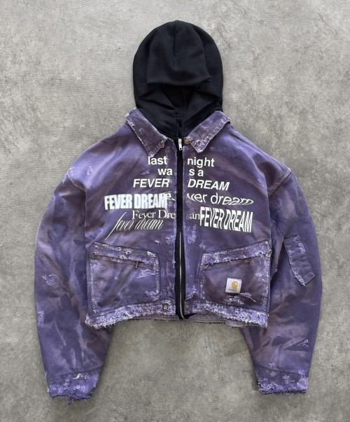 Custom Cotton Duck Canvas Work Jacket – Vintage Distressed Zip-Up Style | OEM & ODM Streetwear Manufacturer